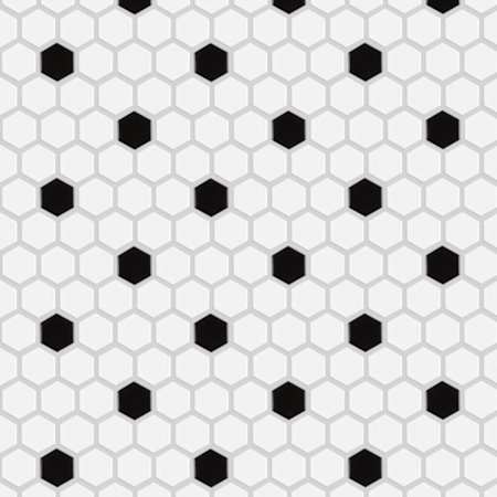 Merola Tile Madison - 1" x 1" Hexagon Penny Floor and Wall Mosaic Tile - Satin Tile Visual - Sold by Carton (8.6 SF/Carton) Cool White