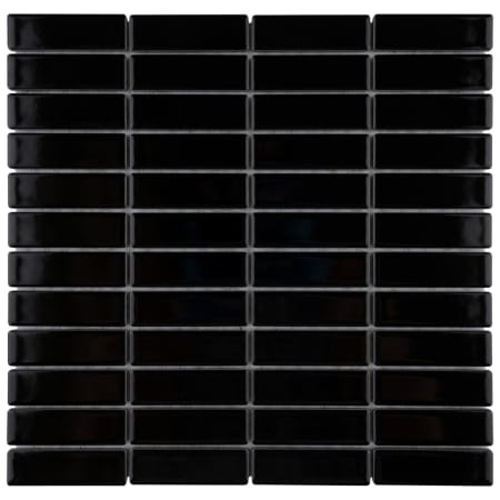 Merola Tile Sample Only of FTCMBSTGBK Glossy Black