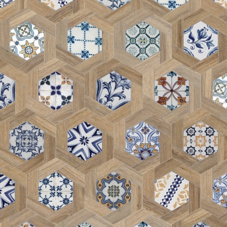Merola Tile Gador - 9" x 11" Hexagon Floor and Wall Tile - Matte Visual - Sold by Carton (8.16 SF/Carton) Brown