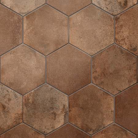 Merola Tile Archai Hex - 9" x 11" Geometric Floor and Wall Tile - Matte Visual - Sold by Carton (5.61 SF/Carton) Bold