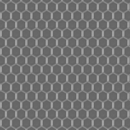 Merola Tile Metro - 1" x 1" Hexagon Penny Floor and Wall Mosaic Tile - Glossy Tile Visual - Sold by Carton (8.6 SF/Carton) Gray