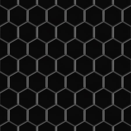 Merola Tile Metro - 2" x 2" Geometric Floor and Wall Tile - Glossy Visual - Sold by Carton (10 SF/Carton) Black