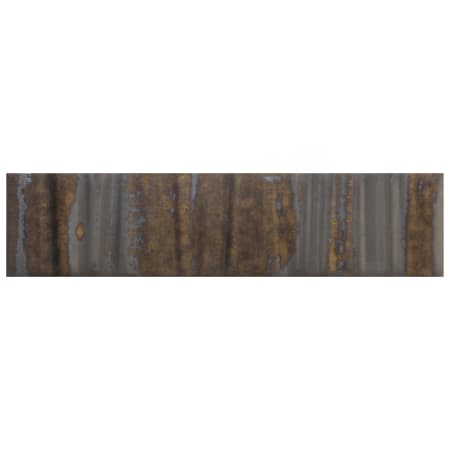 Merola Tile Joliet Prisma - 3" x 12" Fluted Rectangle Wall Tile - Glossy Visual - Sold by Carton (10.92 SF/Carton) Dark Amber