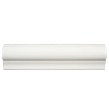 Merola Tile Antigua 8" x 2" Matte Ceramic Thin-Set Tile Chair Rail - Sold by Piece (0.67 LF/Piece) Blanco