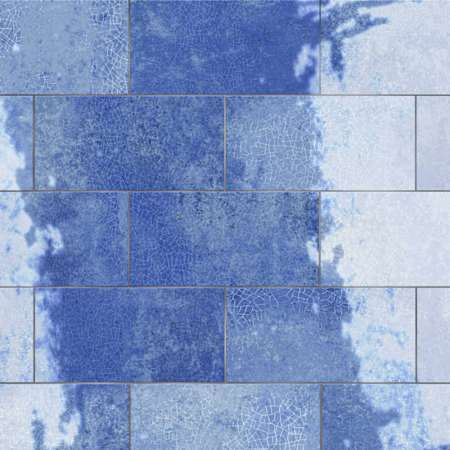Merola Tile Myst - 4" x 8" Solid Wall Tile - Glossy Visual - Sold by Carton (5.75 SF/Carton) Blue Lava
