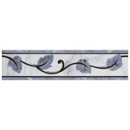 Merola Tile Aroas Listello 8" x 2" Glossy Ceramic Thin-Set Tile Trim - Sold by Piece (0.66 LF/Piece) Gris