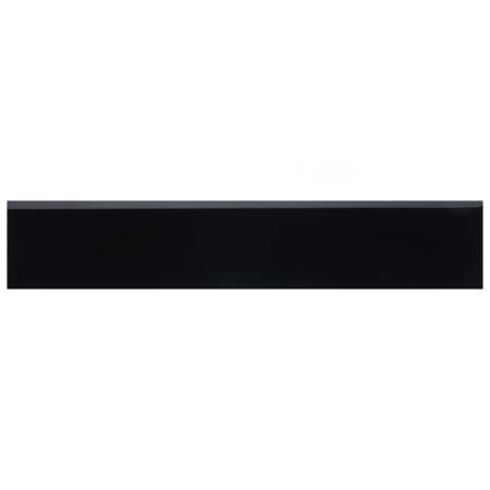 Merola Tile Battiscopa  3 in. x 18 in. Smooth Ceramic Trim - Sold by the Piece (1.48 LF/Piece) Glossy Black