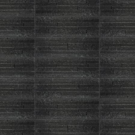 Merola Tile Tikal 7 in. x 20 in. Rectangle Wall Tile - Rough Texture Stone Look Visual - Sold by Carton (8.37 SF/Carton)
 Black