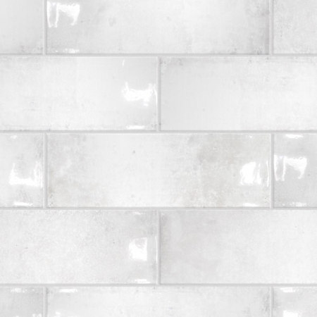 Merola Tile Forever - 6" x 16" Rectangle Wall Tile - Glossy Visual - Sold by Carton (10.4 SF/Carton) White