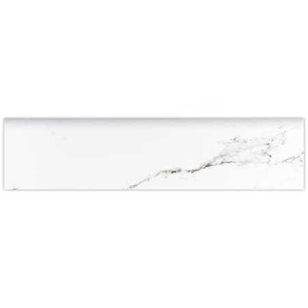 Merola Tile Timeless Battiscopa 3 in. x 13 in. Slight Texture Ceramic Trim - Sold by the Piece (1.06 LF/Piece) Calacatta