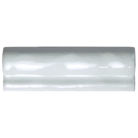 Merola Tile Antic Craquelle 6" x 2" Matte Ceramic Thin-Set Tile Pencil Rail - Sold by Piece (0.5 LF/Piece) Gris Claro