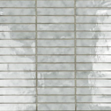 Merola Tile Hudson Studio Soho Brick - 2" x 10" Rectangle Wall Tile - Glossy Visual - Sold by Carton (6.24 SF/Carton) Grey Eye