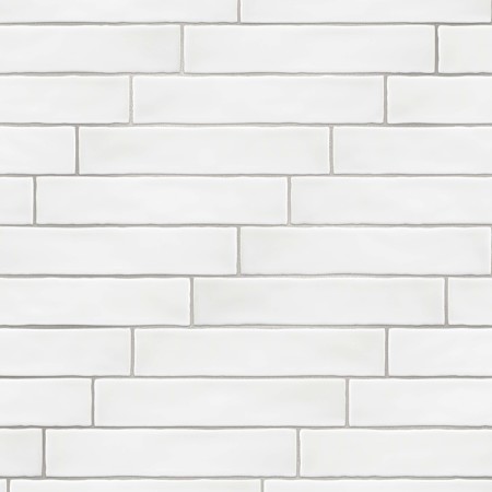 Merola Tile Castillo - 2" x 10" Wall Tile - Polished Visual - Sold by Carton (6.46 SF/Carton) Matte White