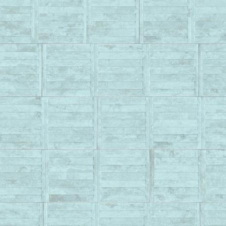 Merola Tile Habanera Decor - 12" x 36" Fluted Rectangle Wall Tile - Satin Visual - Sold by Carton (73.75 SF/Pallet) Azul