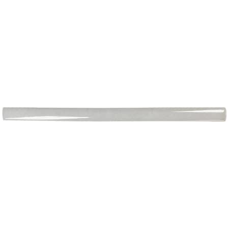Merola Tile Coco Demi-Bullnose 8" x 1" Glossy Ceramic Thin-Set Tile Trim Amber Grey