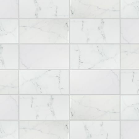 Merola Tile Classico Carrara - 3" x 6" Rectangle Wall Tile - Glossy Visual - Sold by Carton (5.72 SF/Carton) Matte