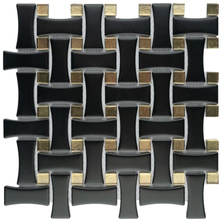 Merola Tile Sample Only of WJBMDB Matte Black / Gold