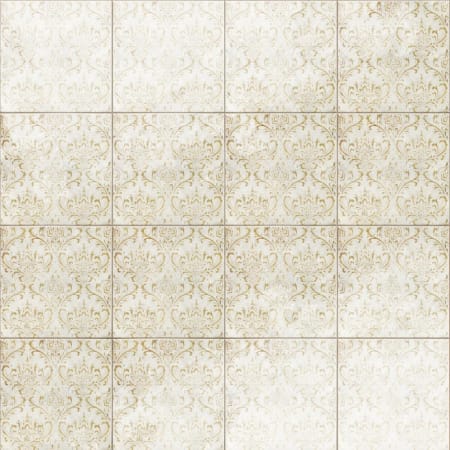 Merola Tile Milano Decor - 8" x 8" Encaustic Wall Tile - Glossy, Matte, Satin Visual - Sold by Carton (11 SF/Carton) Daman Beige
