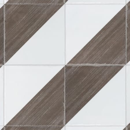 Merola Tile Triangle Rustique - 6" x 6" Square Wall Tile - Glossy Visual - Sold by Carton (7.5 SF/Carton) Brown