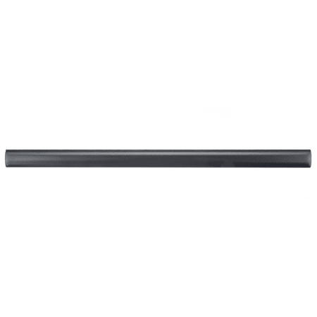 Merola Tile Chester 12" x 1" Matte Ceramic Thin-Set Tile Bullnose - Sold by Piece (1 LF/Piece) Nero