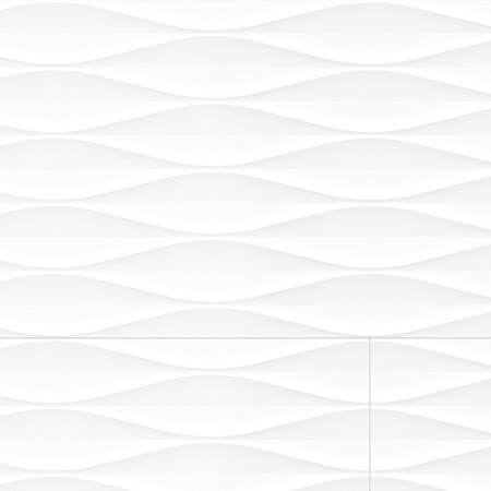 Merola Tile Cotton Diamond 40" x 14" Wall Tile - Sold by Pallet (71.92 SF/Pallet) Glossy White