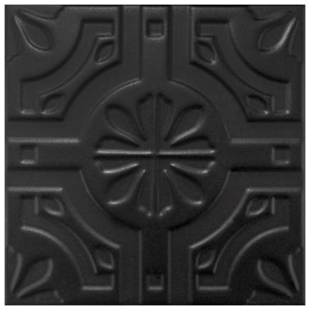 Merola Tile Triplex - 8" x 8" Square Wall Tile - Glossy Visual - Sold by Carton (10.5 SF/Carton) Black