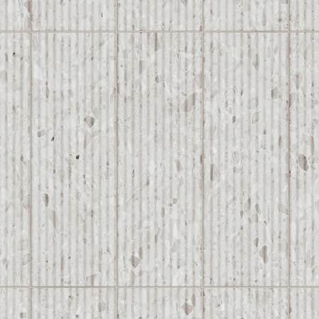 Merola Tile Marbilia Fluted - 16" x 47" Rectangle Wall Tile - Satin Visual - Sold by Pallet (62.64 SF/Pallet) Terrazo White