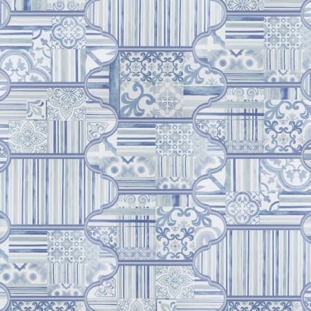 Merola Tile Royal Garden - 6" x 13" Specialty Floor and Wall Tile - Matte Visual - Sold by Carton (8.8 SF/Carton) Blue