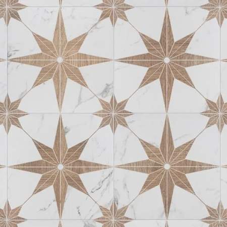 Merola Tile Llama - 10" x 10" Square Floor and Wall Tile - Matte Visual - Sold by Carton (8.61 SF/Carton) Noce
