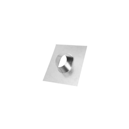 Metalbest Direct-Temp 4" x 6-5/8" Direct Vent Adjustable Flashing for 6/12 to 12/12 Roof Pitch Galvanized