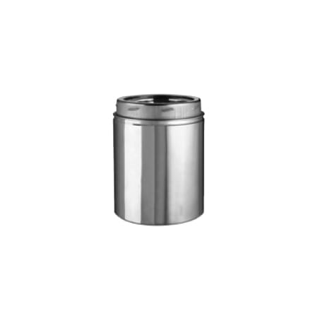 Metalbest 7" Inner Diameter - Ultra-Temp Class A Chimney Pipe - Double Wall - 12" Pipe Length Stainless Steel