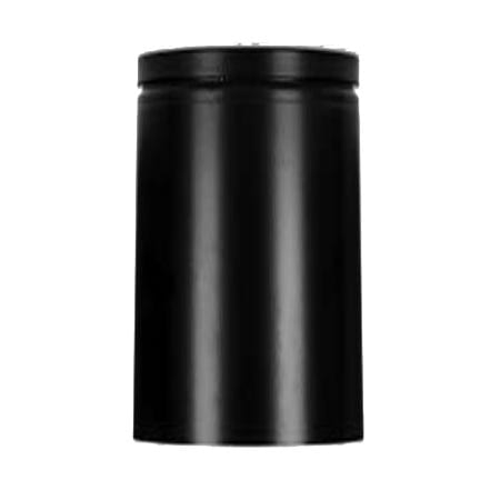 Metalbest 4" Inner Diameter - Direct-Temp Direct Vent Pipe - Double Wall - 10" Adjustable Pipe Length Black