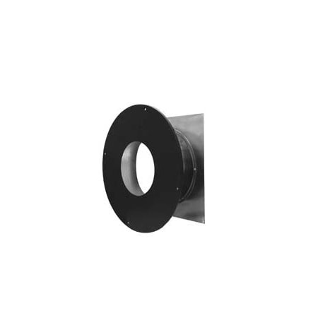 Metalbest 5" Inner Diameter - Direct-Temp Direct Vent Pipe - Double Wall - Wall Thimble Black