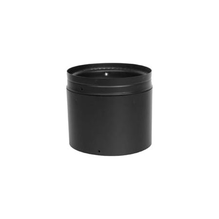 Metalbest 6" Inner Diameter - DCC Stove Pipe - Double Wall - 6" Adjustable Pipe Length Black