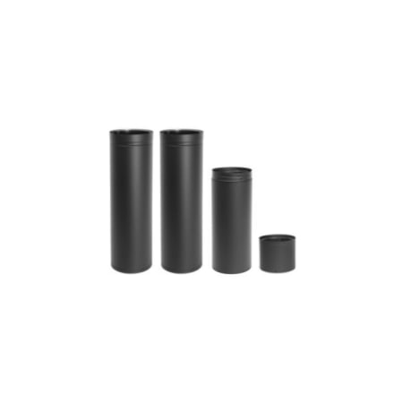 Metalbest 8" Inner Diameter - DCC Stove Pipe - Double Wall - Connector Kit Black