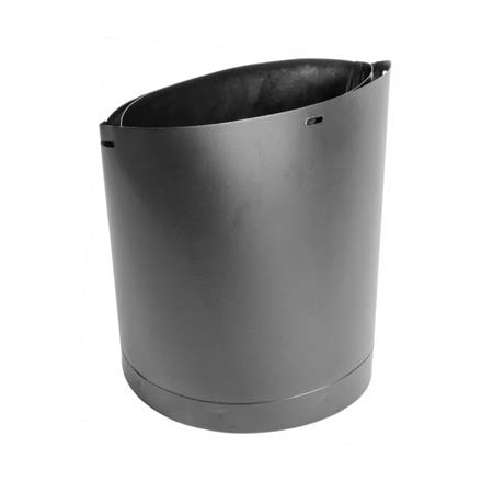 Metalbest 8" Inner Diameter - DCC Stove Pipe - Double Wall - Oval to Round Adapter Black