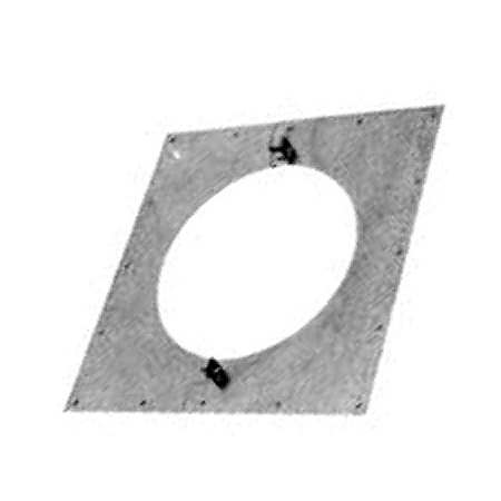 Metalbest QC 18" Type B Gas Vent Support Plate Galvanized