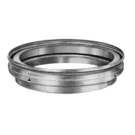 Metalbest RV 3" x 5" Type B Gas Vent Low Profile Double Wall Increaser Galvanized