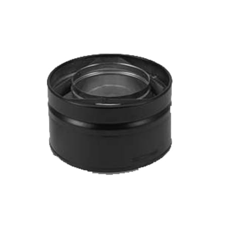 Metalbest Direct-Temp 4" x 6-5/8" Direct Vent Appliance Adapter Black