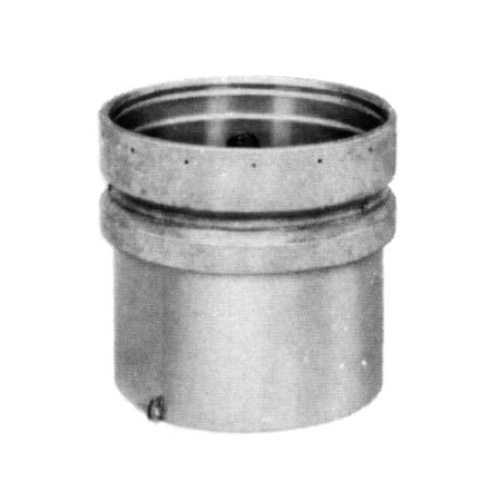 Metalbest RV 4" Type B Gas Vent Draft Hood Connector Galvanized