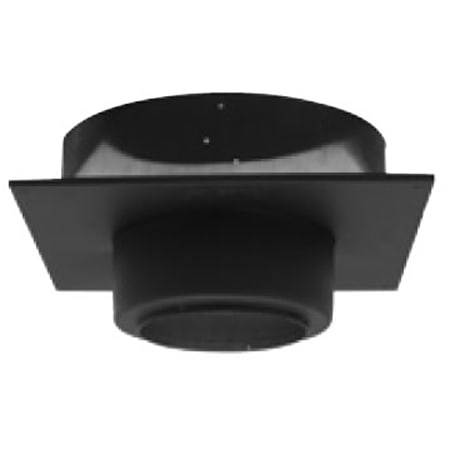 Metalbest Sure-Temp 6" Class A Chimney Pipe Square Ceiling Support Stainless Steel