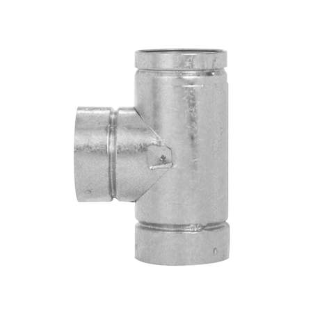 Metalbest RV 8" to 6" Type B Gas Vent Reduction Tee Galvanized