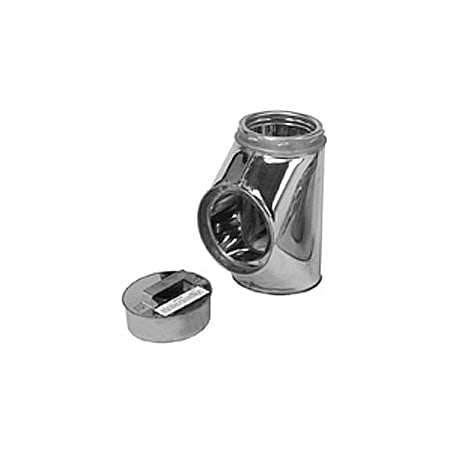 Metalbest Sure-Temp 8" Class A Chimney Pipe Insulated Tee with Cap Stainless Steel