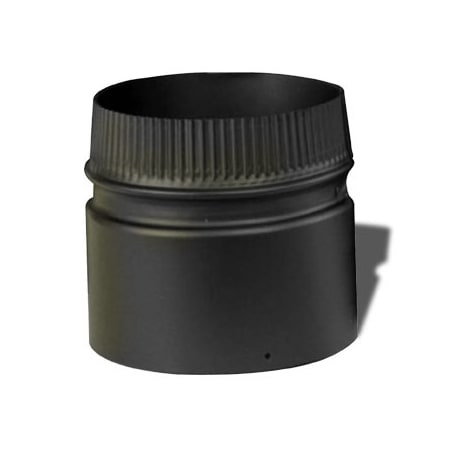 Metalbest 6" Inner Diameter - DSP Stove Pipe - Double Wall - 6" Pipe Length Black