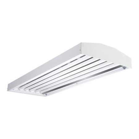 Metalux HBI 6 Light 48-1/8" Wide High Bay with Rapid Start White Enamel