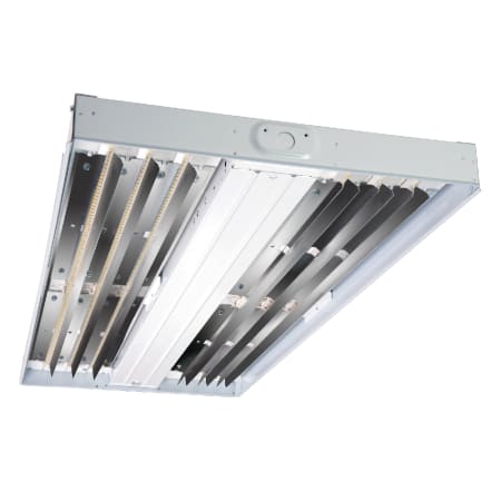 Metalux HBLED Single Light 48-1/2" Wide LED High Bay with 2 Fixed Drivers - 1800 Lumens / 5000K White Enamel