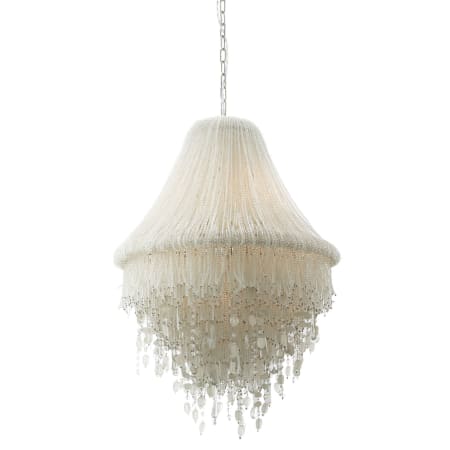 Metropolitan Crystal Reign 5 Light 23" Wide Pendant Polished Nickel