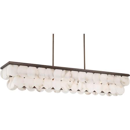 Metropolitan Olyra 8 Light 12" Wide Chandelier Plated Dark Bronze