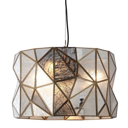 Metropolitan Geo-Gem 3 Light 20" Wide Pendant Artisan Brass