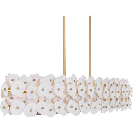 Metropolitan Coastlyn 6 Light 12" Wide Chandelier Legacy Brass